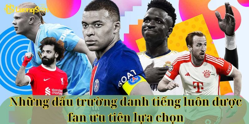 Những đấu trường danh tiếng luôn được fan ưu tiên lựa chọn